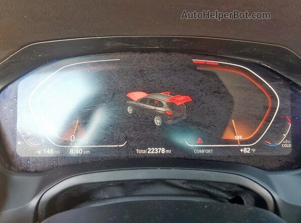 WBA23AT0XPCL16545 2023 BMW OTHER Maroon Vista del cuadro de instrumentos