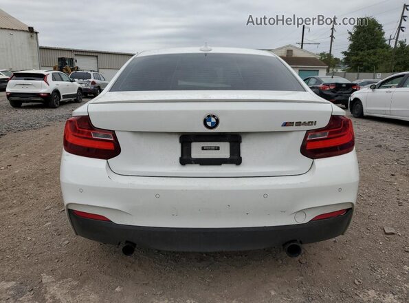 WBA2G1C35HV639549 2017 BMW M2 Белый Вид сзади