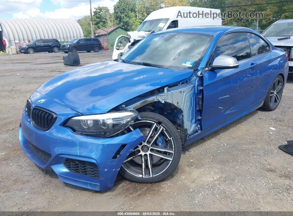 WBA2J7C55JVB28695 2018 BMW M2 Синий Вид спереди