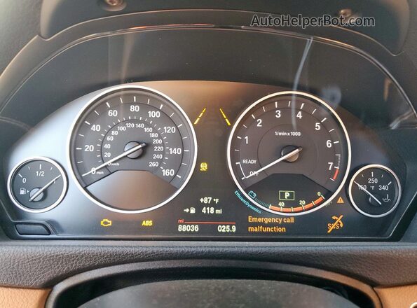 WBA4J1C53JBG81028 2018 BMW OTHER White Instrument cluster view