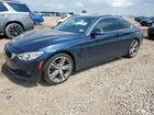 2017 Bmw 430i Blue vin: WBA4R7C55HK895733