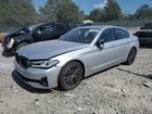 2021 Bmw 530 I Silver vin: WBA53BH06MCF23153
