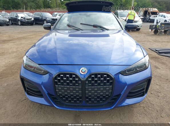 WBA63AT01PCL68034 2023 BMW M4 Blue Вид щитка приладів