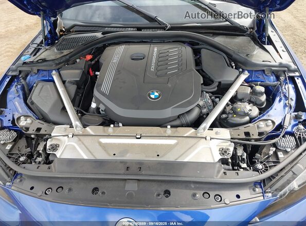 WBA63AT01PCL68034 2023 BMW M4 Blue Вид ззаду