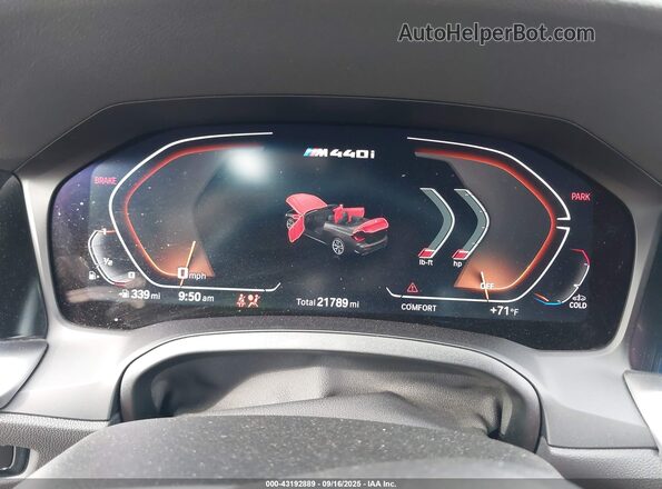 WBA63AT01PCL68034 2023 BMW M4 Blue Вид задніх сидінь