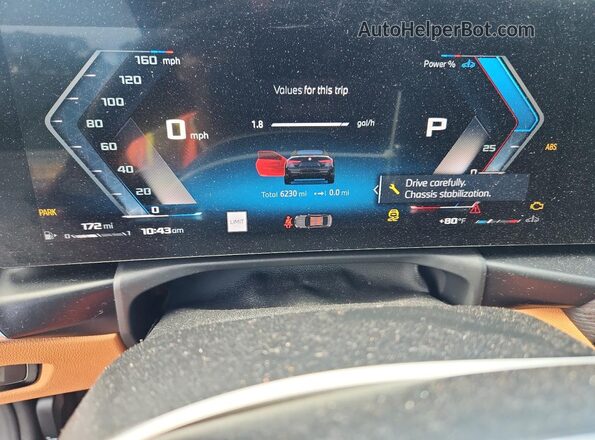 WBA63DB09SCT32426 2025 BMW M4 Black Widok zestawu wskaźników