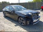 2021 Bmw 750i Xdrive Black vin: WBA7U2C08MCF01474