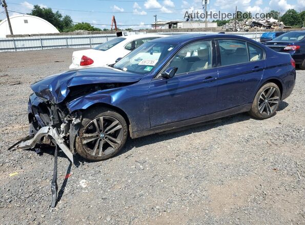 WBA8D9C54JA616005 2018 BMW OTHER Blue წინა მარცხენა ხედი სამი მეოთხედიდან