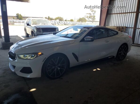WBABC4C53KBU96642 2019 BMW M8 Белый Передняя левая четверть