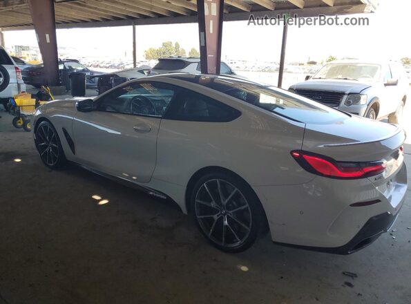 WBABC4C53KBU96642 2019 BMW M8 Белый Задняя левая четверть