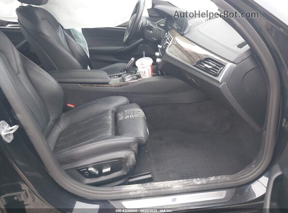 WBAJA9C07LCD45451 2020 BMW 5 SERIES Black Вид салону спереду