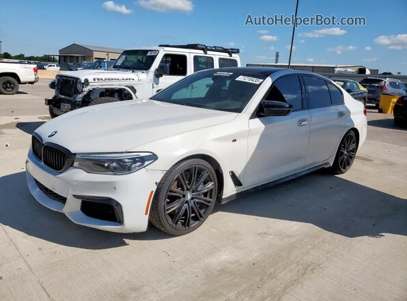 WBAJB9C54JB034746 2018 BMW M5 Белый Передняя левая четверть
