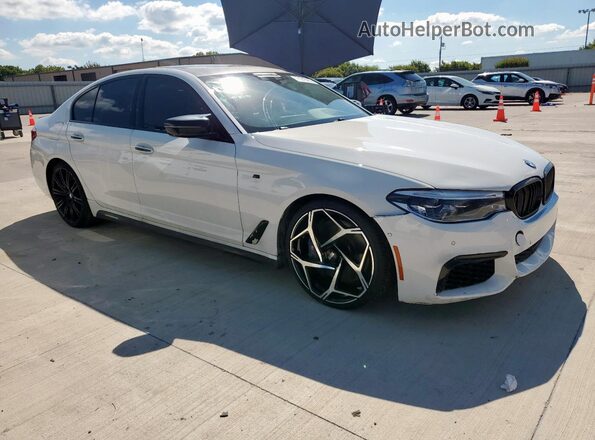 WBAJB9C54JB034746 2018 BMW M5 Белый Передняя правая четверть