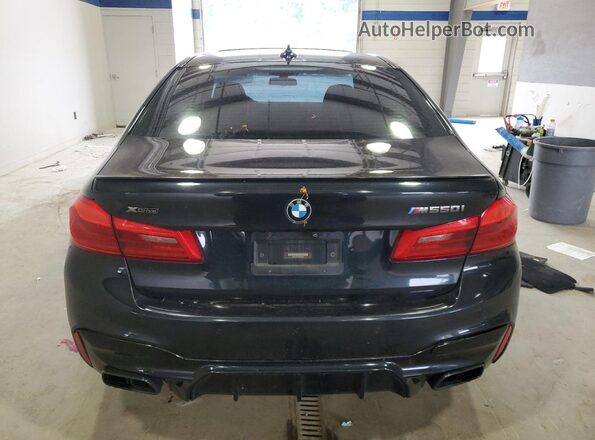 WBAJB9C54JB286660 2018 BMW M5 Black უკანა ხედი