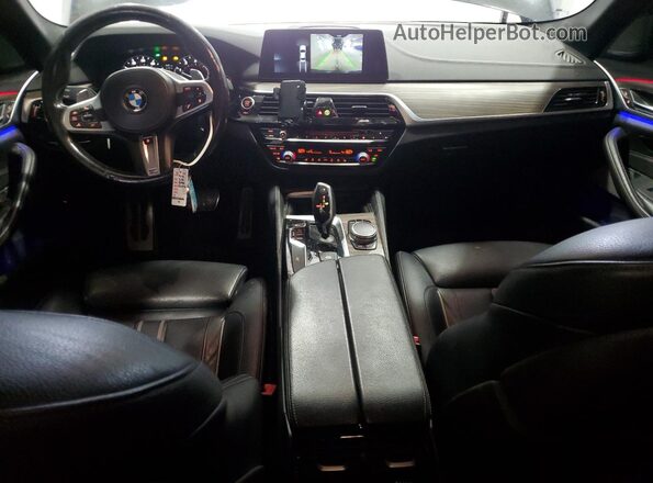 WBAJB9C54JB286660 2018 BMW M5 Black წინა პანელის ხედი