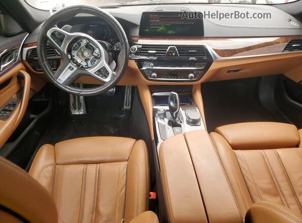 WBAJS7C03LBN96746 2020 BMW M5 White Vista del salpicadero