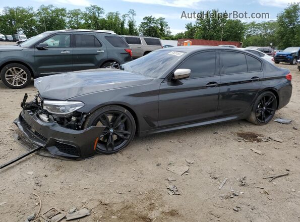 WBAJS7C08LCE26055 2020 BMW M5 Black წინა მარცხენა ხედი სამი მეოთხედიდან
