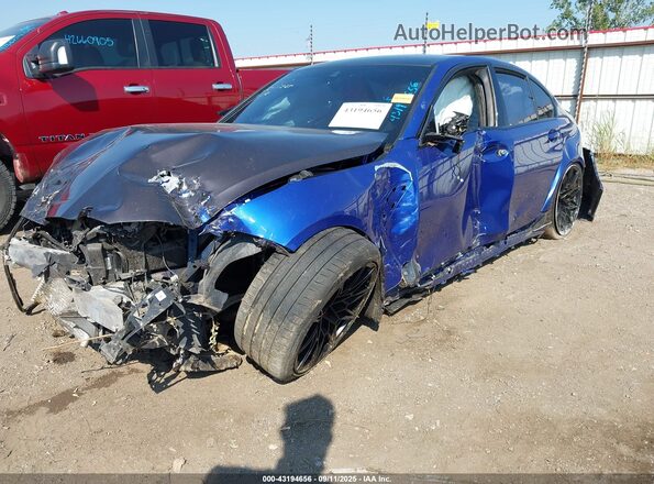 WBS33AY09NFL93279 2022 BMW M3 Blue Vista tres cuartos delantera izquierda