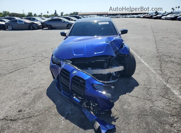 WBS33HJ09SFU59165 2025 BMW M3 Blue Դիմացի տեսք