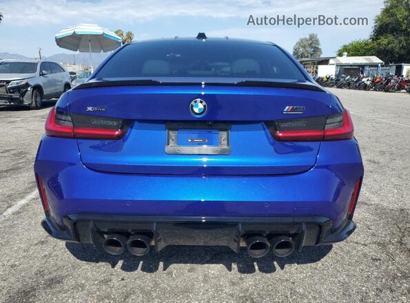 WBS33HJ09SFU59165 2025 BMW M3 Blue Հետևի տեսք