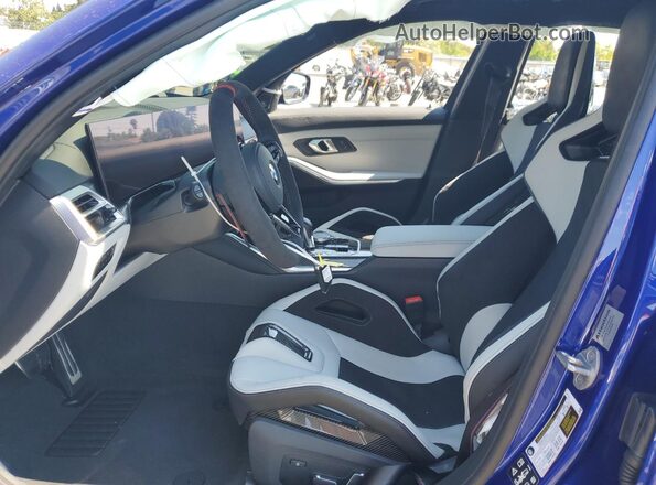 WBS33HJ09SFU59165 2025 BMW M3 Blue Սալոնի դիմացի տեսք