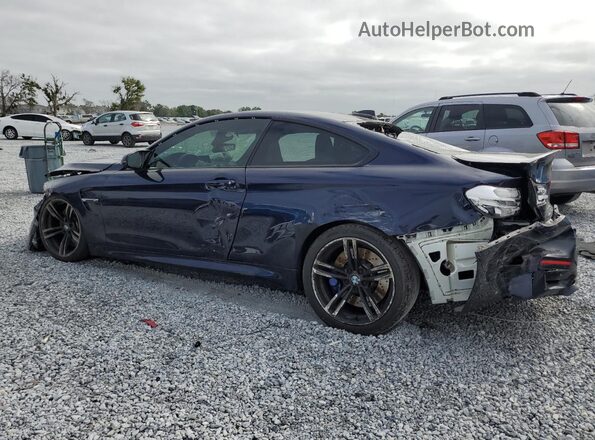 WBS3R9C54GK338328 2016 BMW M4 Blue Rear left