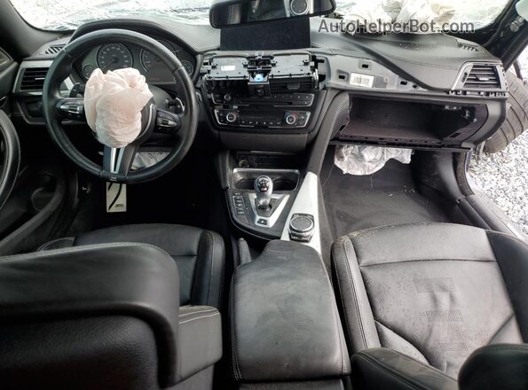 WBS3R9C54GK338328 2016 BMW M4 Blue Dashboard view