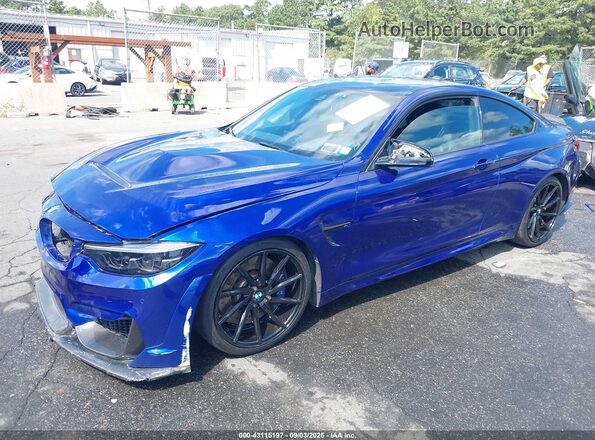 WBS3S7C08LFH07792 2020 BMW M4 Синий Передняя левая четверть