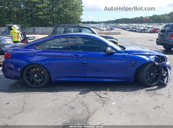 WBS3S7C08LFH07792 2020 BMW M4 Синий Вид задней части салона
