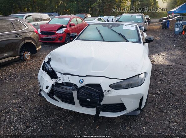 WBS43BA02TCV16536 2026 BMW M4 Белый Вид панели приборов