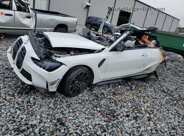 WBS43BA05SCU08149 2025 BMW M4 White Vista tres cuartos delantera izquierda