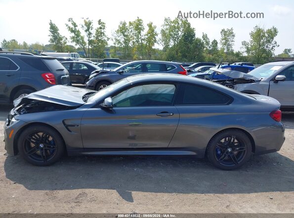 WBS4Y9C55JAC86280 2018 BMW M4 Gray Widok wnętrza 360 stopni