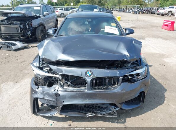 WBS4Y9C55JAC86280 2018 BMW M4 Gray Widok zestawu wskaźników