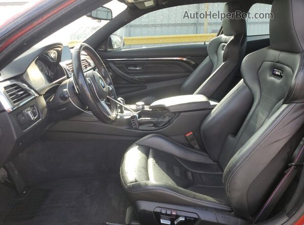 WBS4Y9C5XJAA85362 2018 BMW M4 Orange Vista interior delantera
