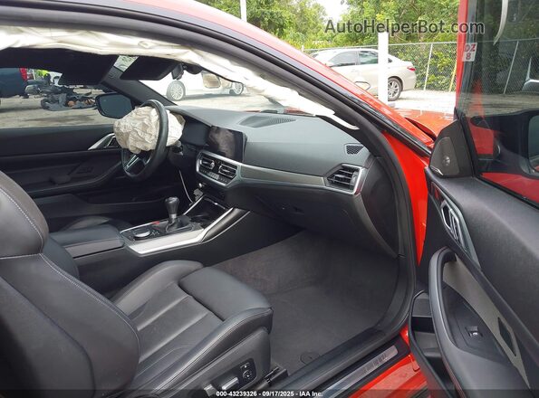 WBS53AZ0XMCG28895 2021 BMW M4 Красный Вид салона спереди