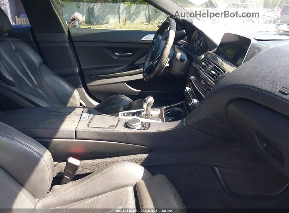 WBS6E9C59GGF92518 2016 BMW M6 Серый Вид салона спереди