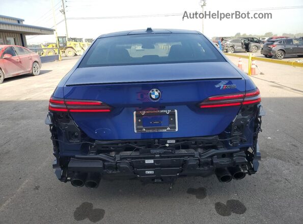WBS83FK02SCU89103 2025 BMW M5 Blue Vista trasera