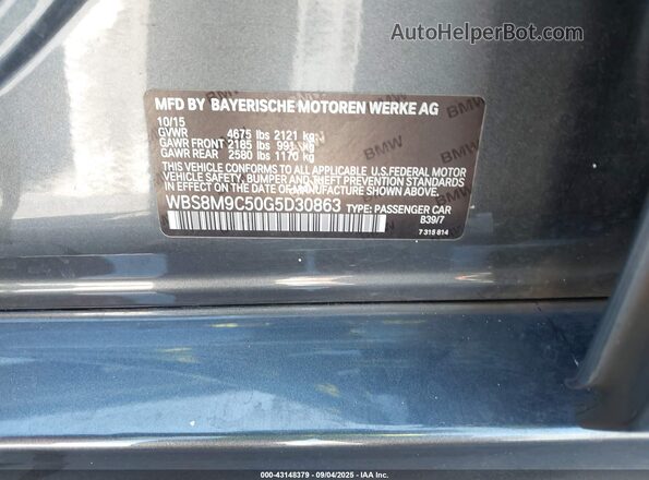 WBS8M9C50G5D30863 2016 BMW M3 Черный Вид подкапотного пространства