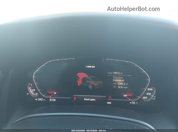WBSAE0C08LCD92712 2020 BMW M8 Серый Вид задних сидений