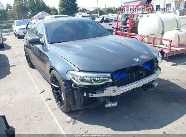 WBSJF0C51KB285334 2019 BMW M5 Gray Front right