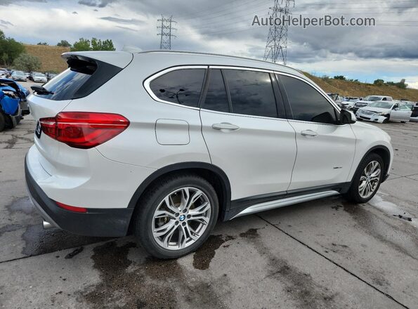 WBXHT3C36G5E47257 2016 BMW X1 Белый Задняя правая четверть