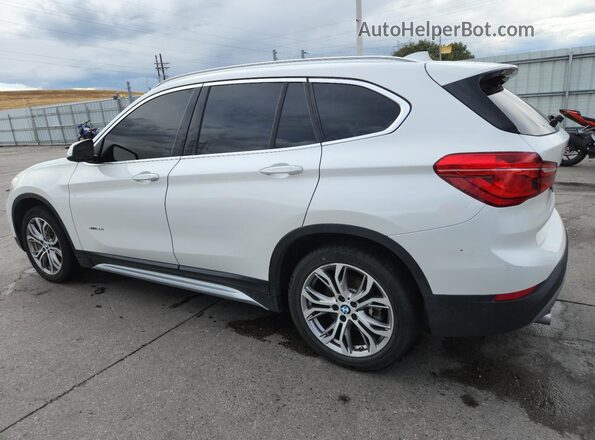 WBXHT3C36G5E47257 2016 BMW X1 Белый Задняя левая четверть