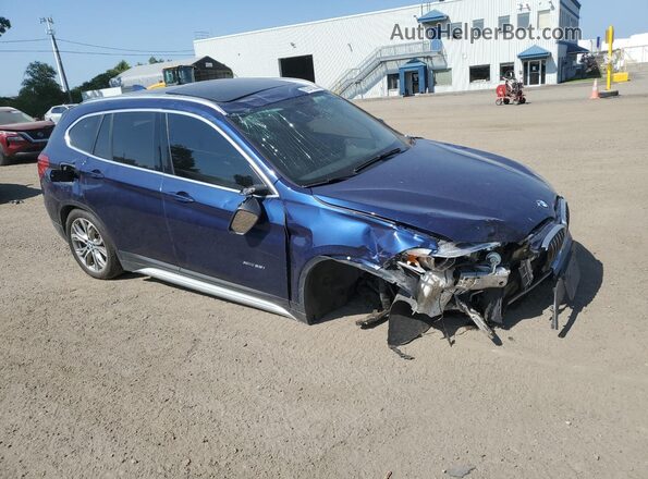 WBXHT3C3XJ5F93037 2018 BMW X1 Blue წინა მარჯვენა