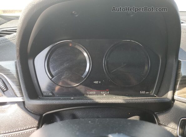WBXYJ5C35JEF77085 2018 BMW X2 White Instrument cluster view