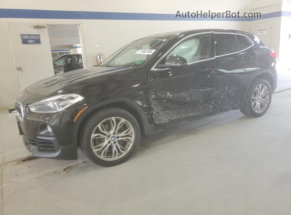 WBXYJ5C37JEF74155 2018 BMW X2 Черный Передняя левая четверть