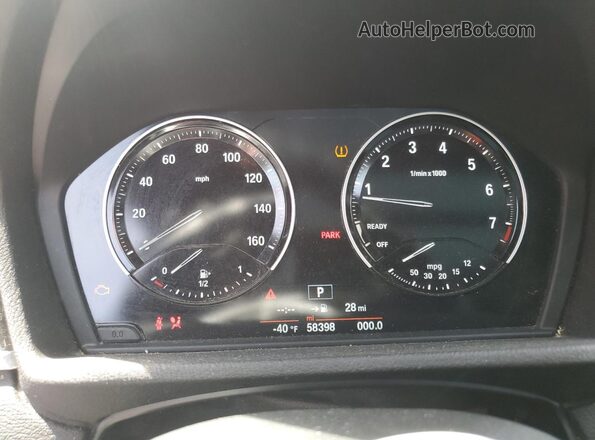 WBXYJ5C38JEF72009 2018 BMW X2 Silver Вид щитка приладів