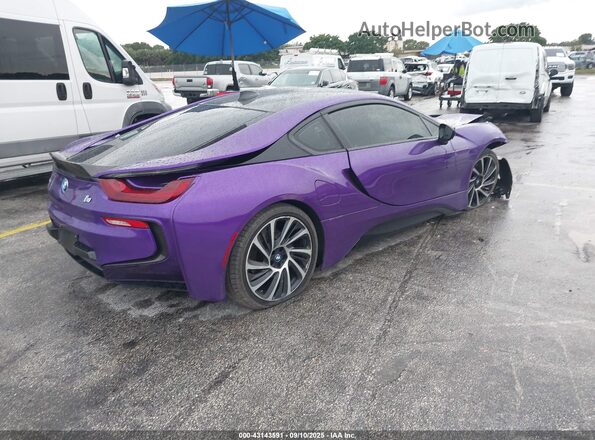WBY2Z2C58GV675088 2016 BMW I8 Purple Tył prawy