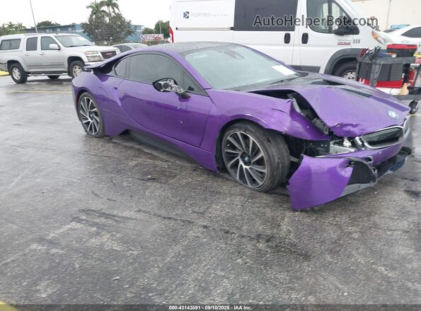 WBY2Z2C58GV675088 2016 BMW I8 Purple Przód prawy