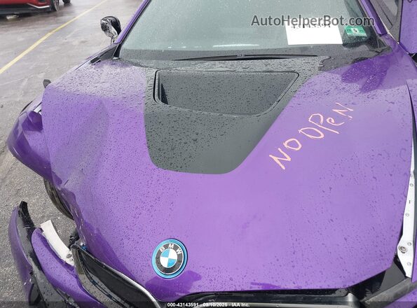 WBY2Z2C58GV675088 2016 BMW I8 Purple Widok z tyłu