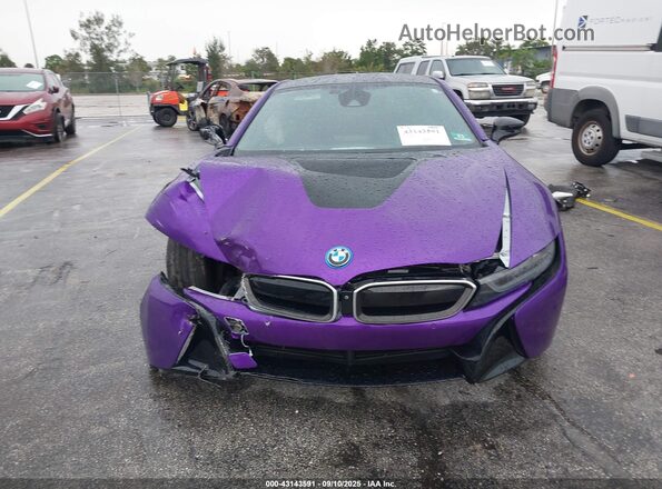 WBY2Z2C58GV675088 2016 BMW I8 Purple Widok zestawu wskaźników